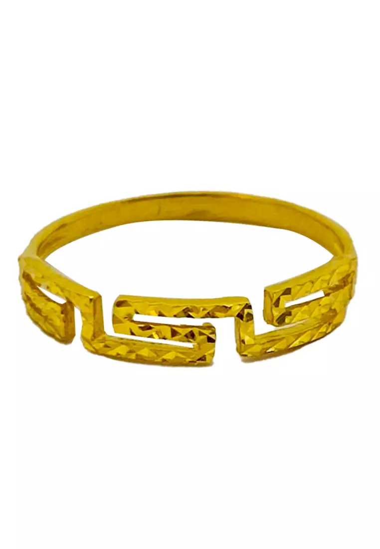 LITZ 916 (22K) Gold Ring LGR0160-SZ15/1.41g+/-