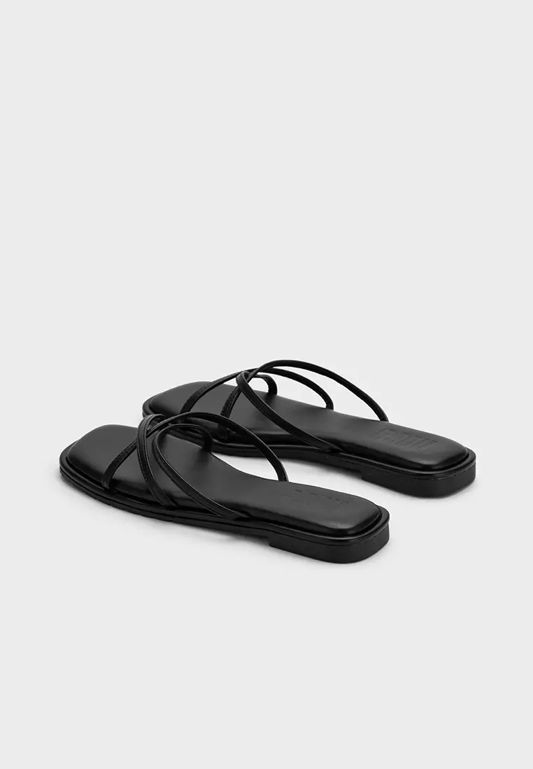 STRAPPY COMFORT FLAT SLIDE