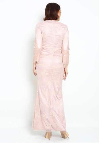 Buy Owl By Nora Danish - Adore By Owloveraya Modern Kurung from OWLBYND in Pink only 399
