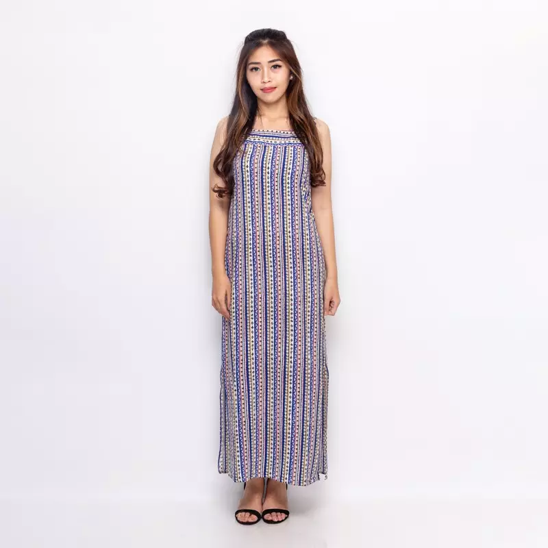 Ivana Maxi Dess Warna Biru