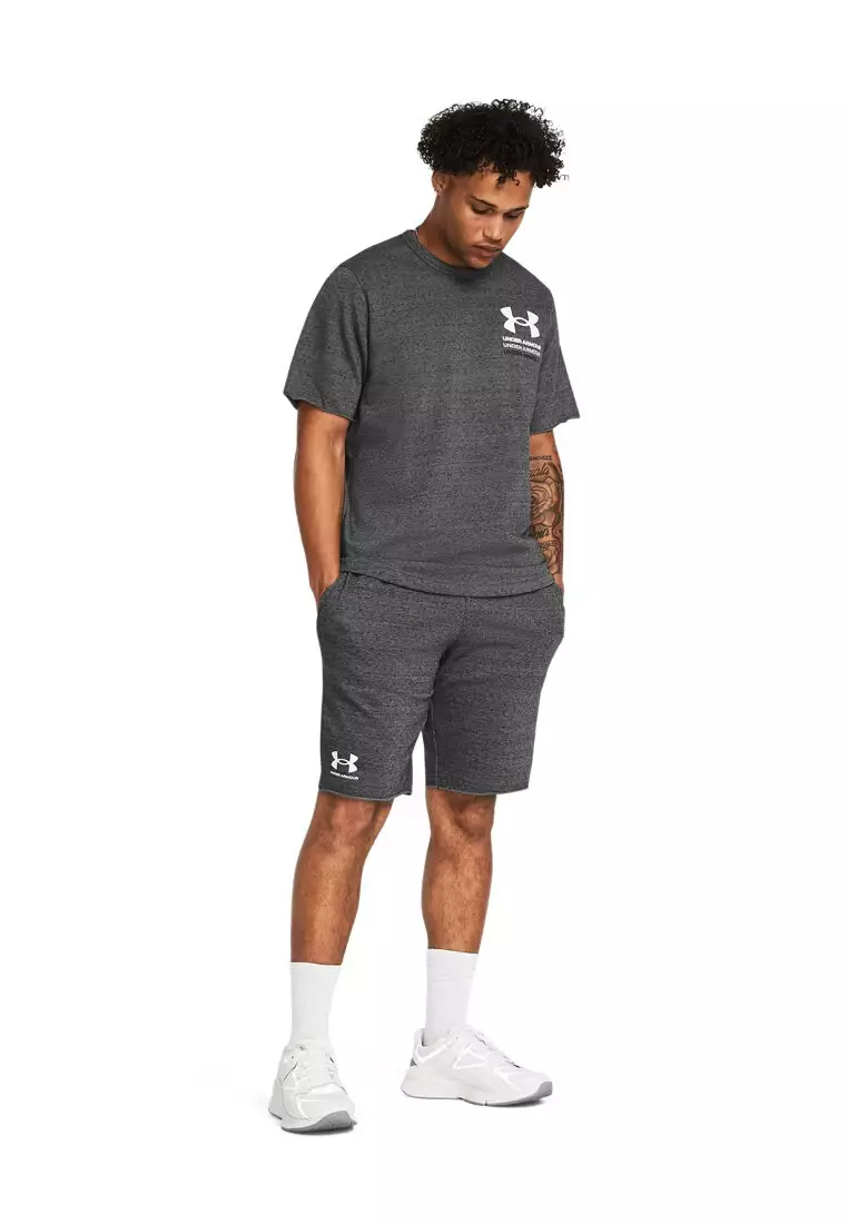 Under Armour 男士UA Rival Terry短褲