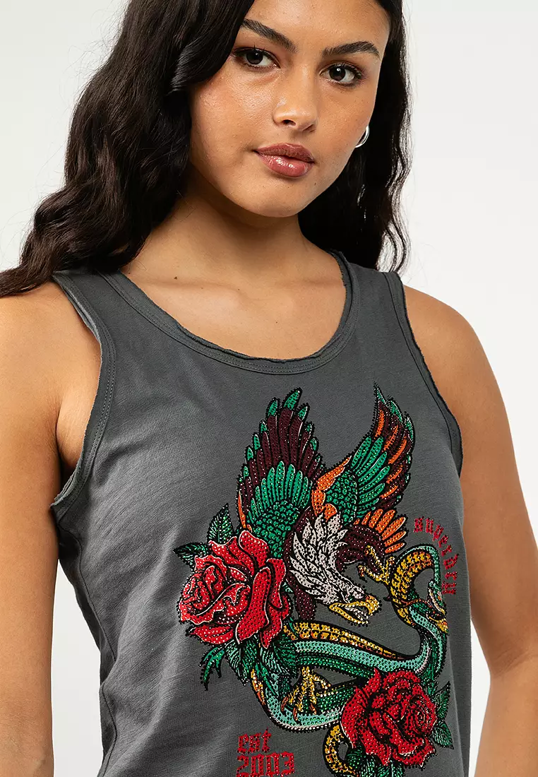 Neo Trad Tattoo 大圓領背心