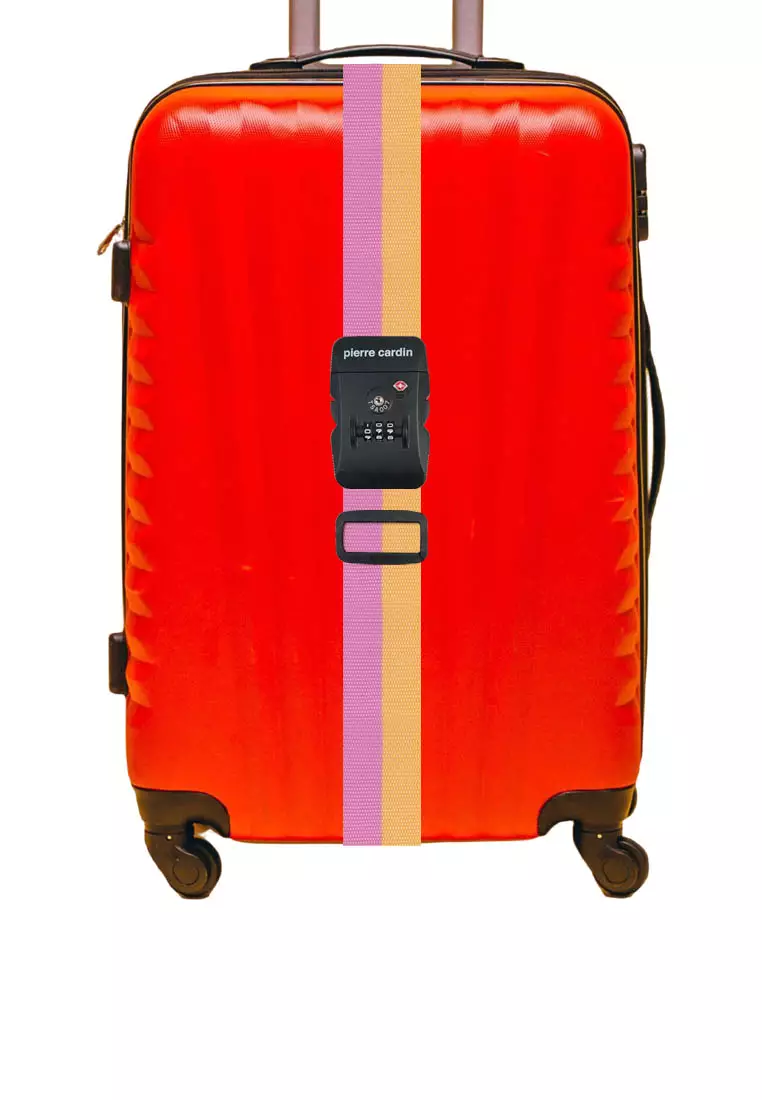 Pierre Cardin Strap Koper Travel Strap to Secure Luggage Tali Pengaman Sabuk Koper TSA