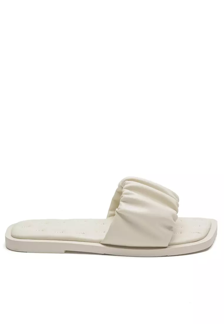 Discount on Twenty Eight Shoes  shoes - SKU: Pleated Strap Slippers Ps2263-8