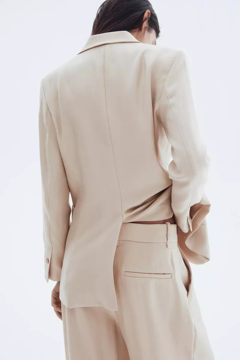 Wide tailored trousers