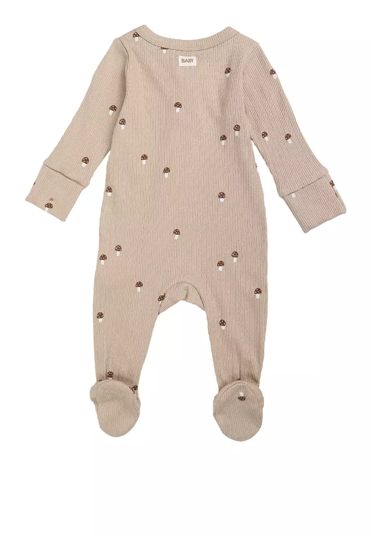 Organic Pointelle Zip Romper