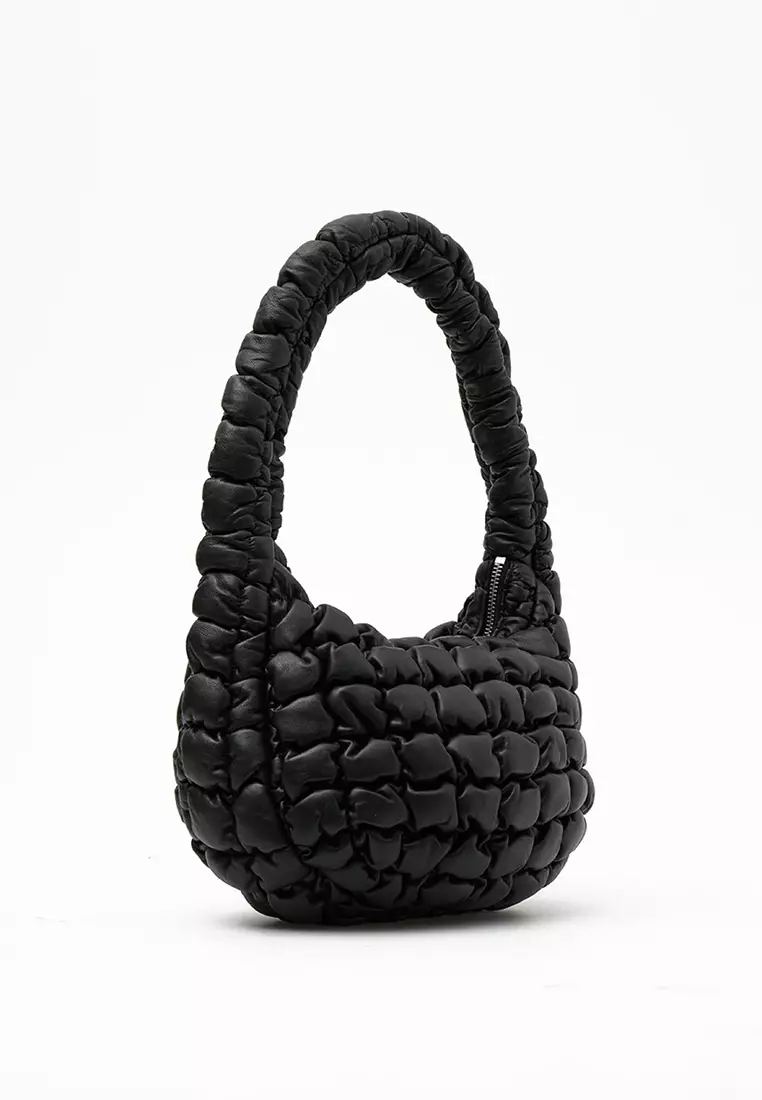 Quilted Mini Bag - Leather