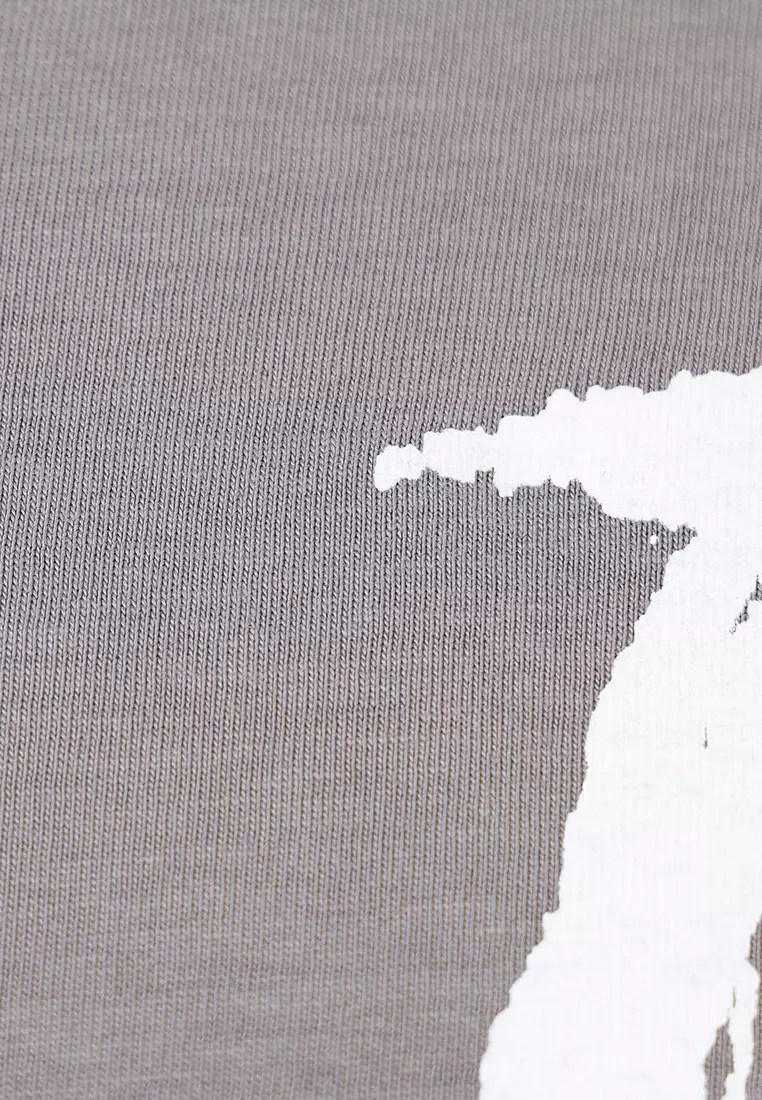 Cropped Fit Music T-Shirt