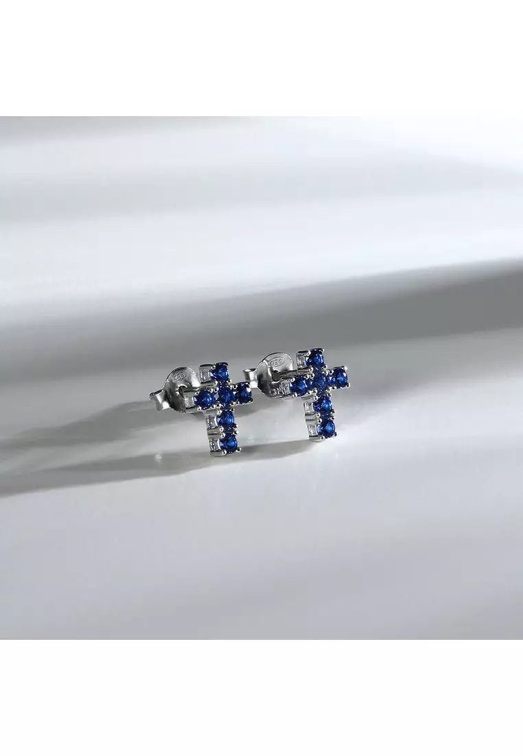 MORELLATO TESORI Blue Cross EARRINGS SAIW219