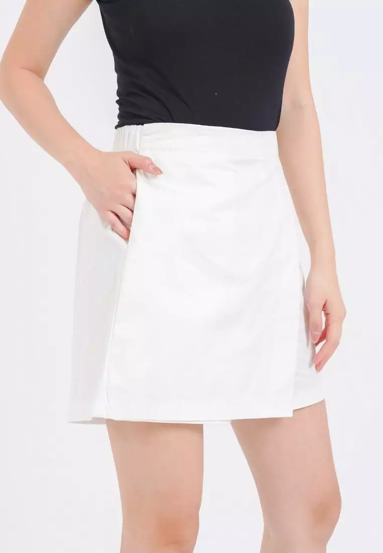 Plus Size Skort Yeo Jin Broken White