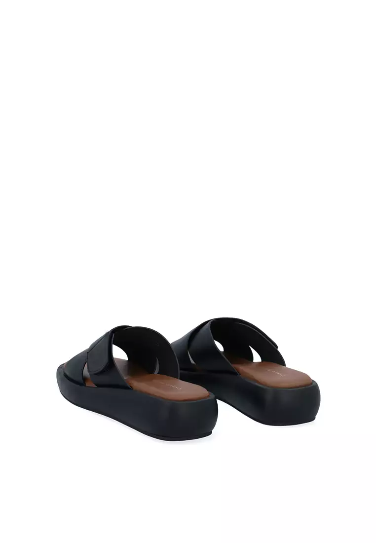 Black Luna Comfort Flats