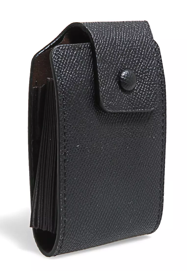 Dompet Kartu Pria Card Wallet Many Slot Simple Design Material Leather ORIGINAL