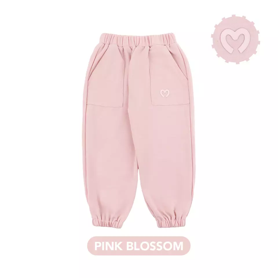 Mooi Celana Jogger Anak Comfy Jogger Pants Kids - Pink Blossom