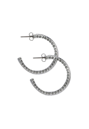 Pieces silver Lilala Hoop Earrings 0CC87AC5139616GS_1
