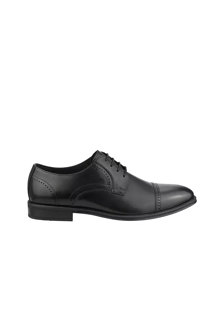 CHATHAM Black Cap Toe Derby