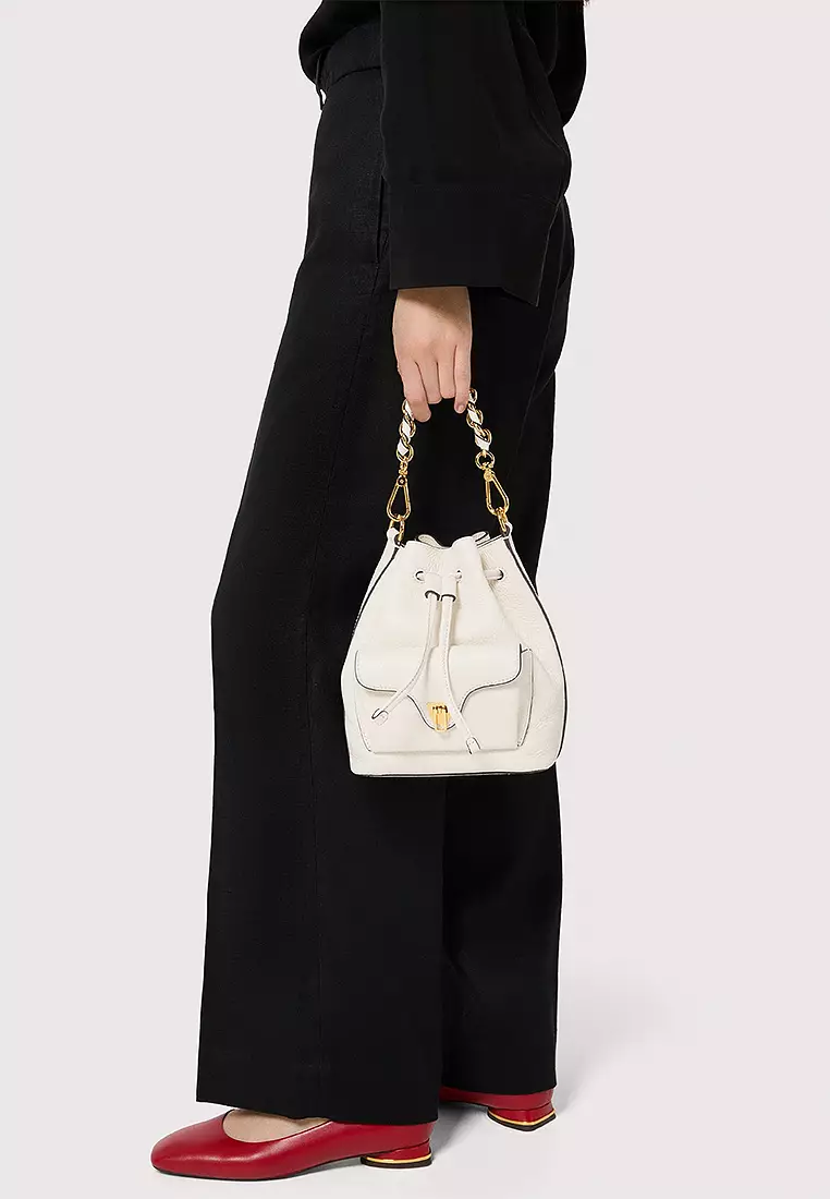 Beat Generation Drawstring Top-Handle Bag