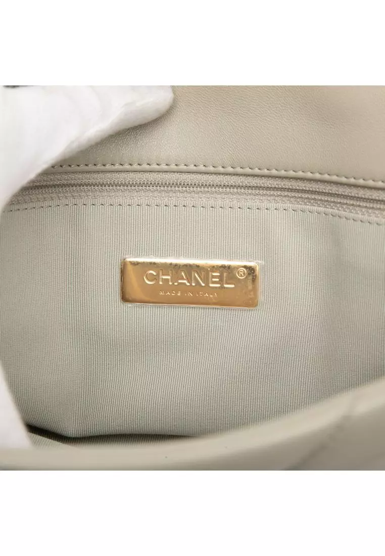 Pre-Loved Chanel Maxi Lambskin 19 Flap