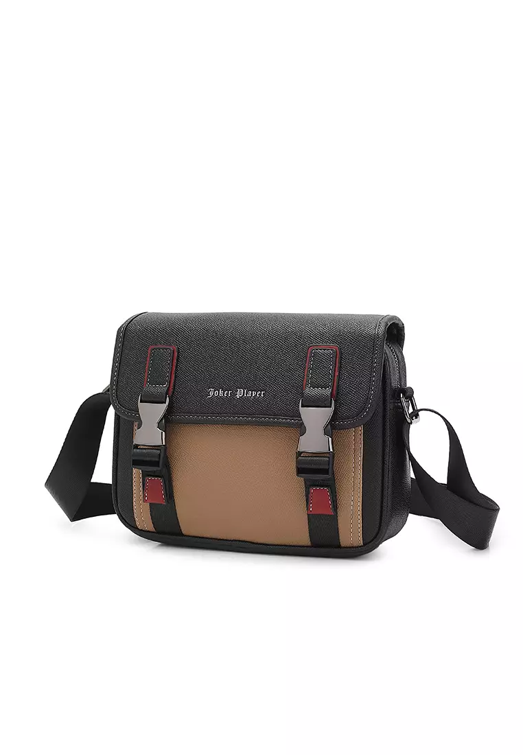 Men's Sling Bag / Crossbody Bag (Tas Selempang Pria) - Cokelat