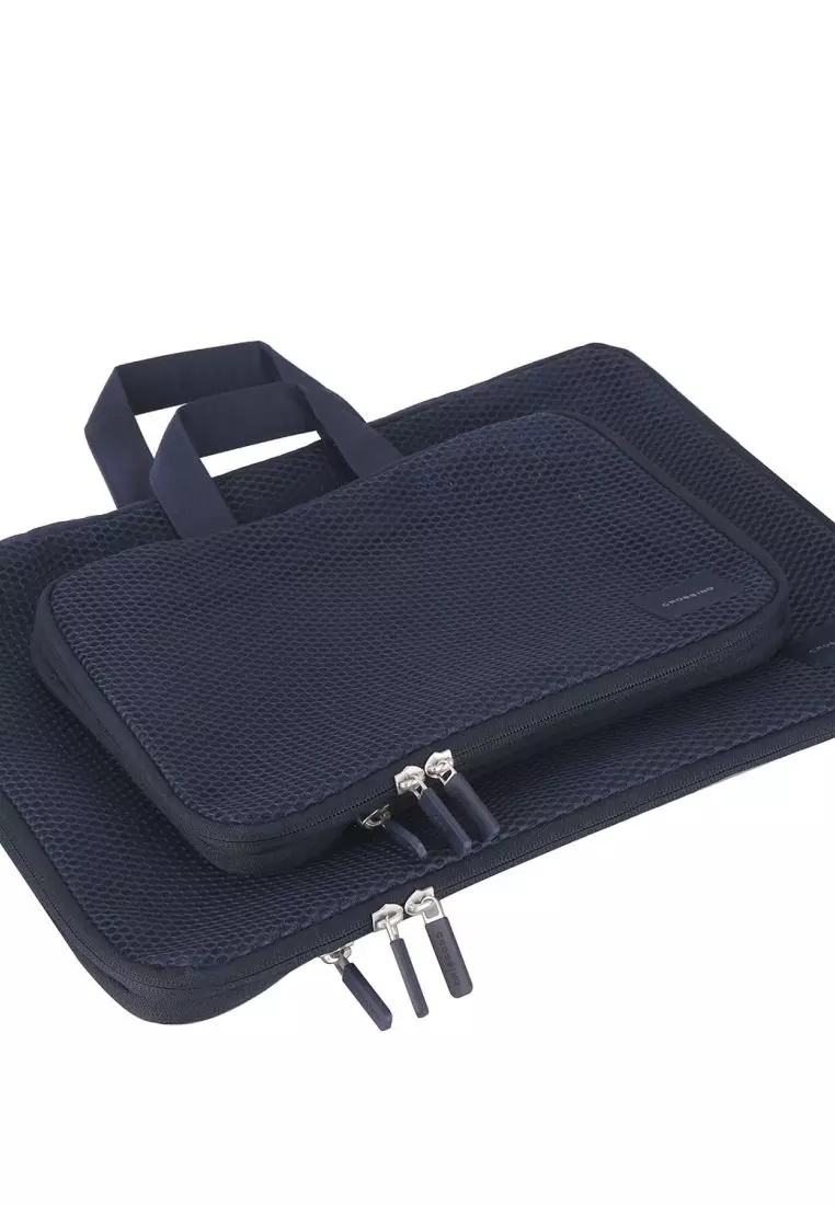 Crossing Waterproof Ripstop Nylon Compression Packing Cube Set (2-Piece Set) - Navy