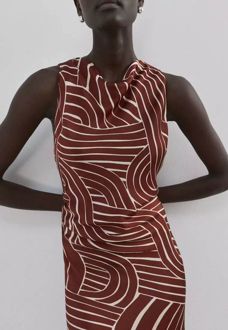 Geometric Print Dress