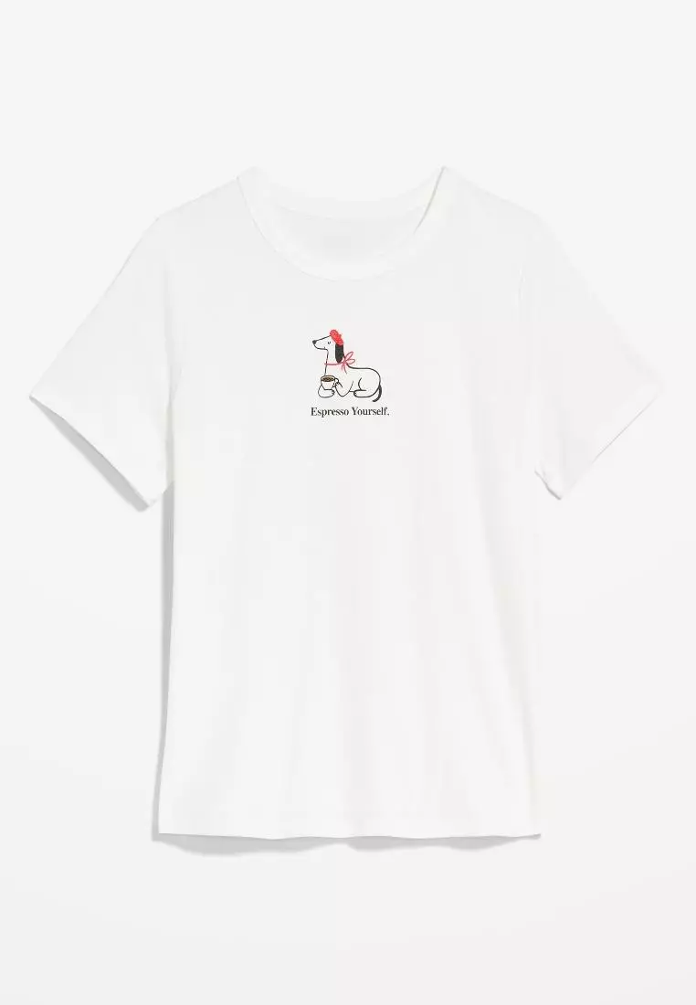 EveryWear Crew-Neck Graphic T-Shirt