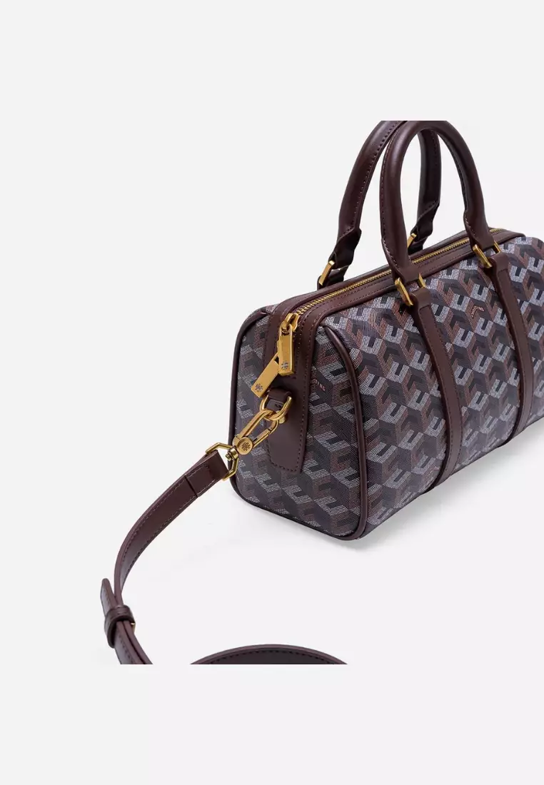 Enzo Mini Duffle Bag Chestnut Brown