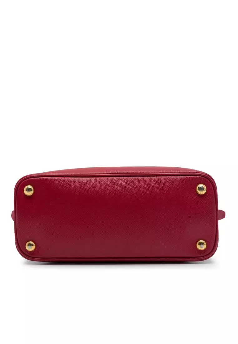 Pre-Loved Prada Small Saffiano Lux Promenade Satchel