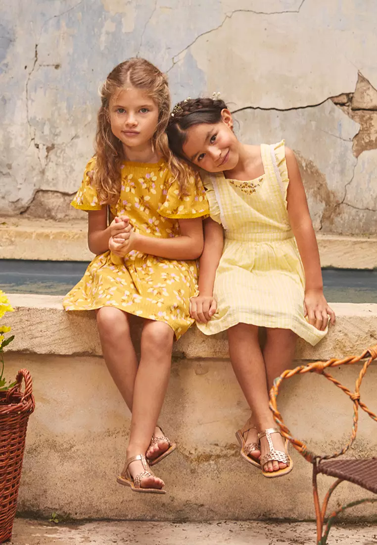 Yellow Gingham Dress