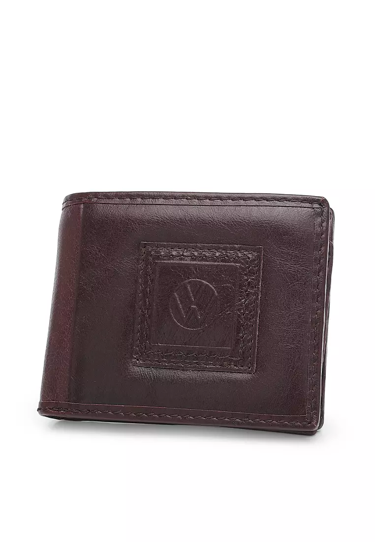 Gift Set - Genuine Leather RFID Wallet + 40mm Automatic Belt - Brown / Black