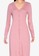 ZALORA BASICS pink Jersey Button Down Dress 2C4C7AA741DEE5GS_3