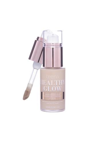 Breena Beauty Healthy Glow Serum Infused Liquid Foundation + Concealer SPF 30 (1.0 FAIR) FC1A2BE2441602GS_1