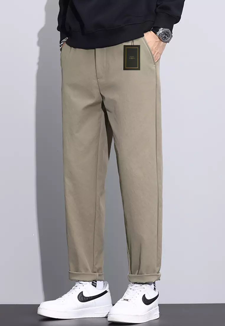 Tapered Mid Waist Suit Pants AY-L9875