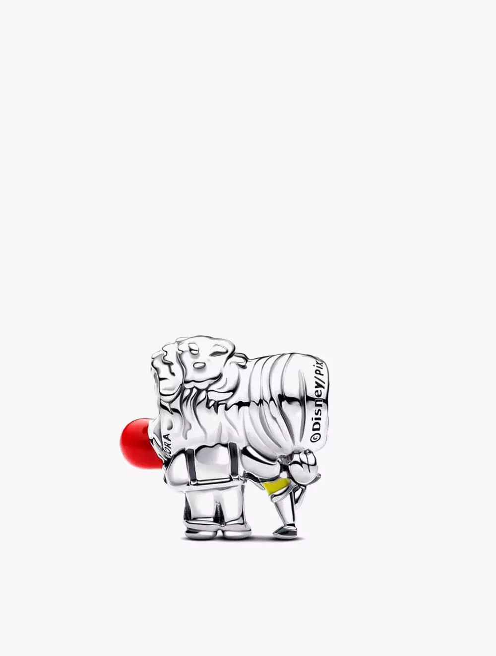 Disney Up Carl & Ellie sterling silver charm with red, black and beige enamel