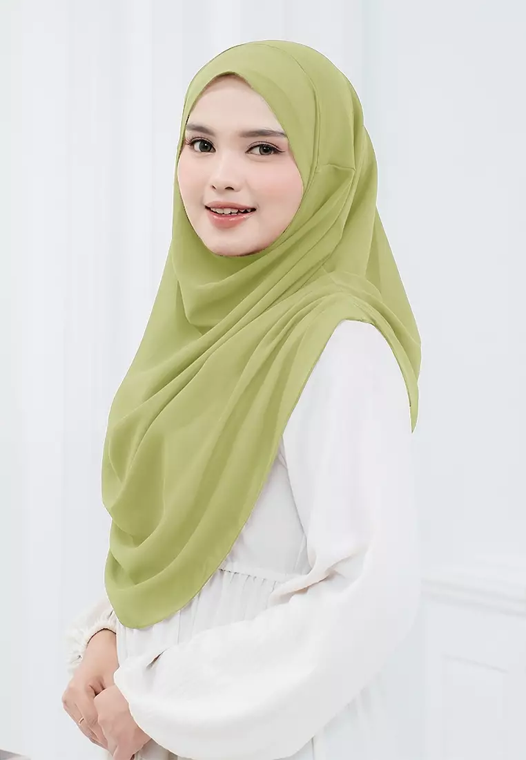 HIJAB INSTAN NASHWA - OLIVE