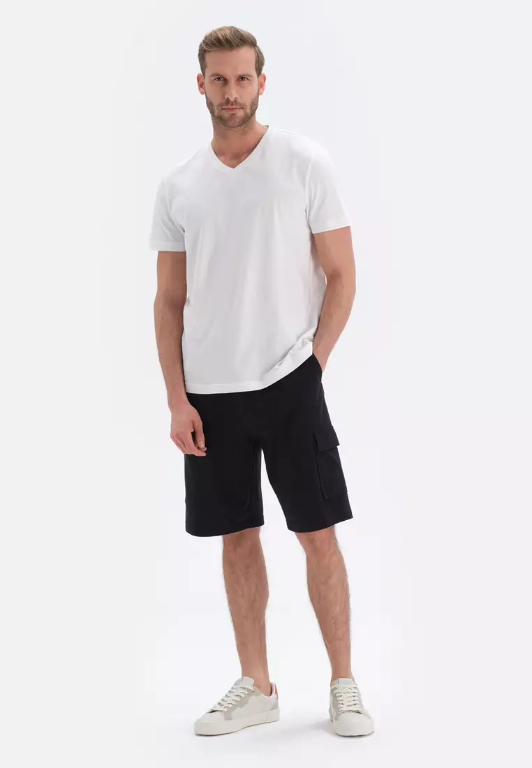 Buy DAG Black Shorts Regular Fit Short Leg Loungewear for Men
