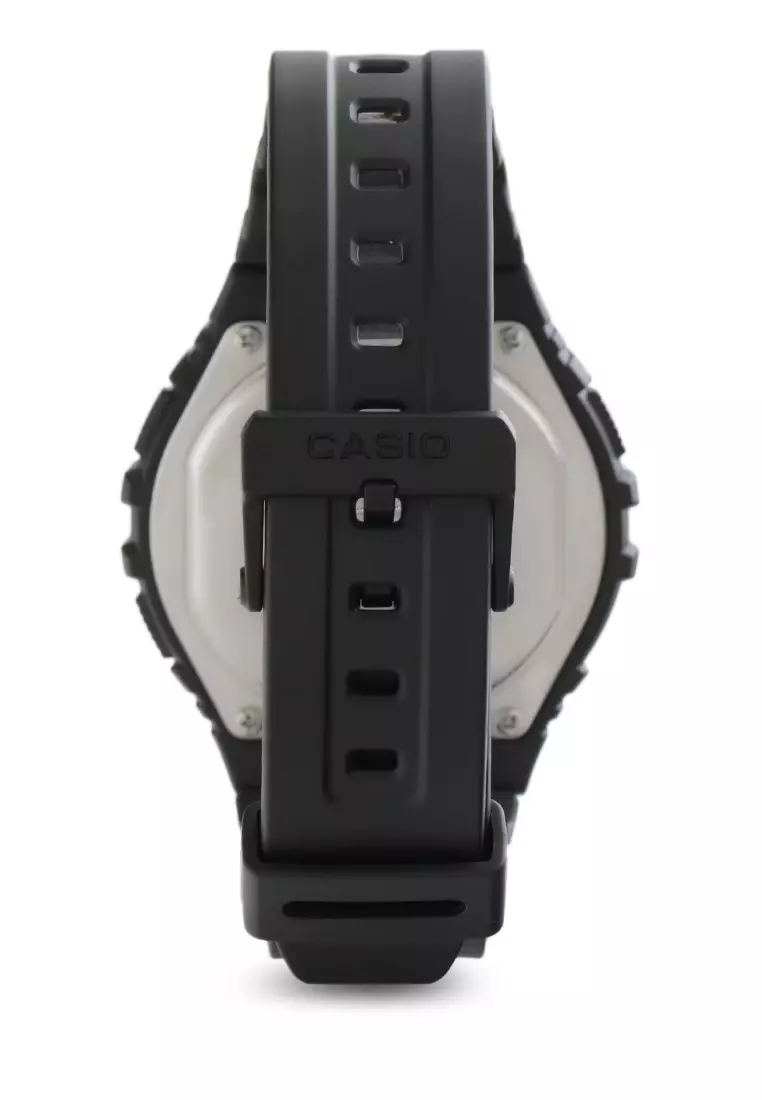Casio Jam Tangan Pria - Black  - Resin - W-216H-1AVDF