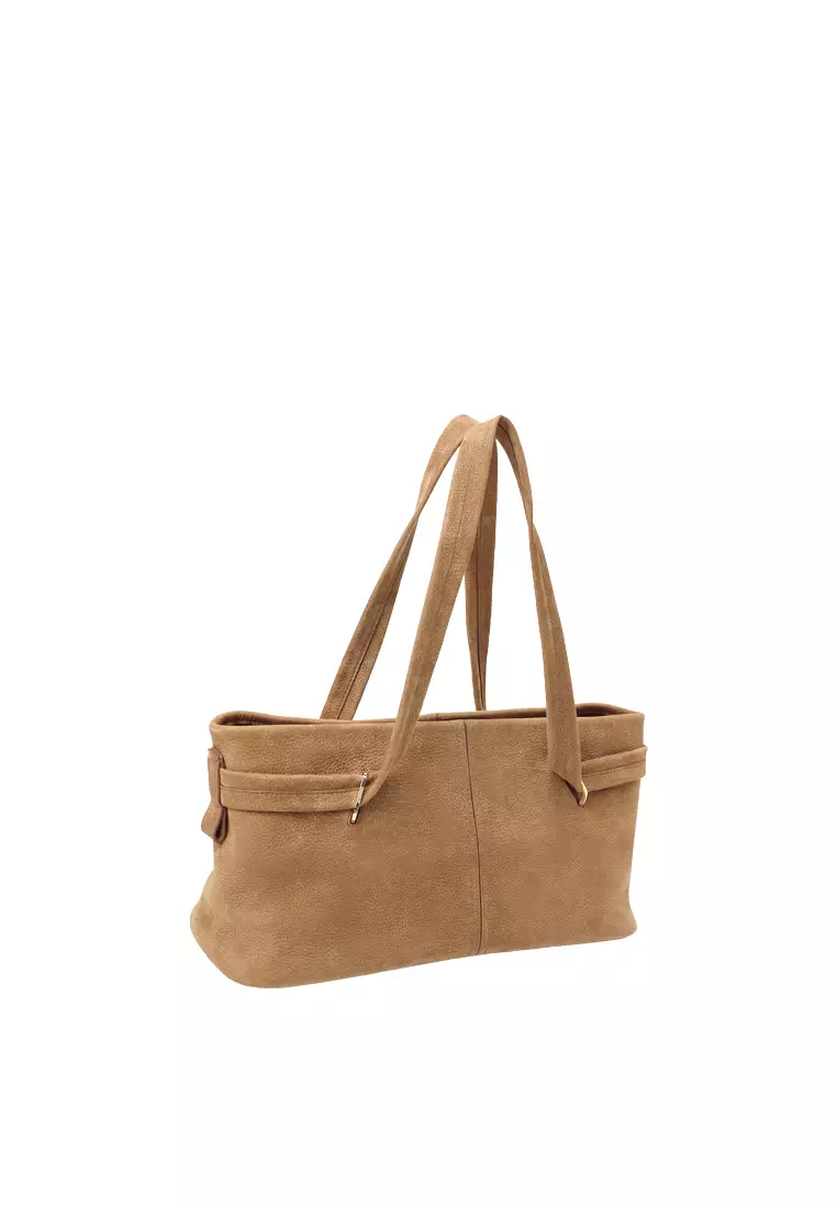 Empiricism Baguette 單肩袋 - 焦糖