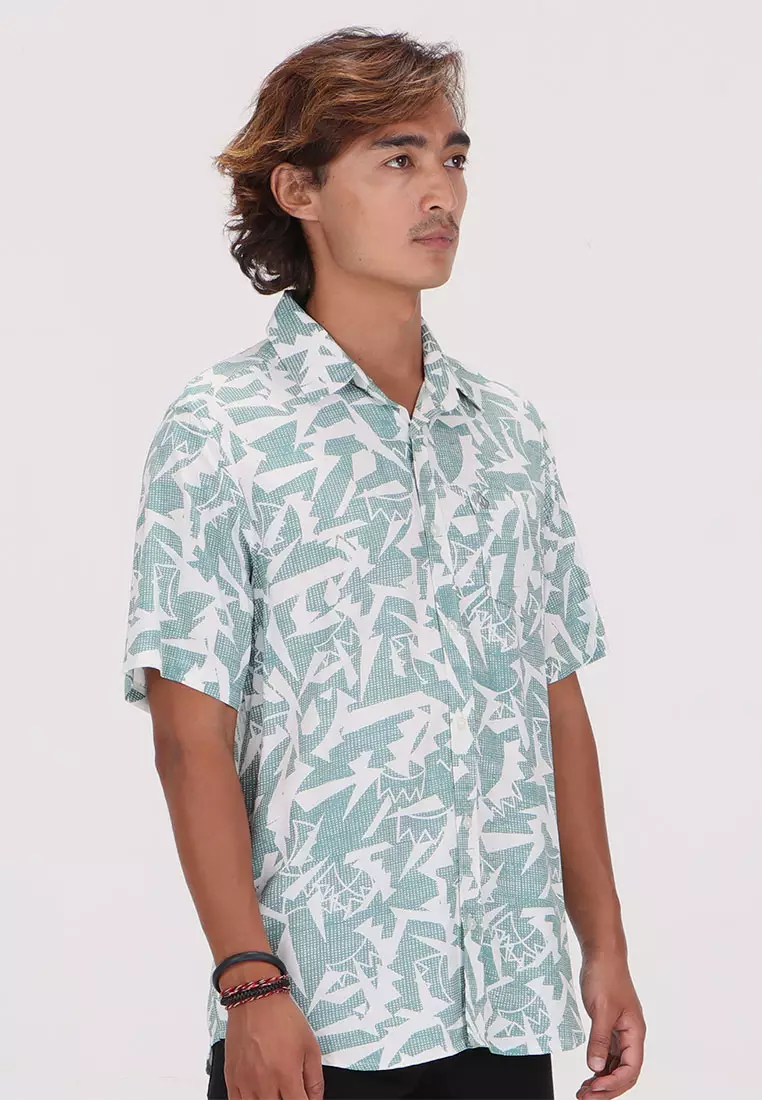 MSH SHARKBITES SHORT SLEEVE SHIRT PETROL