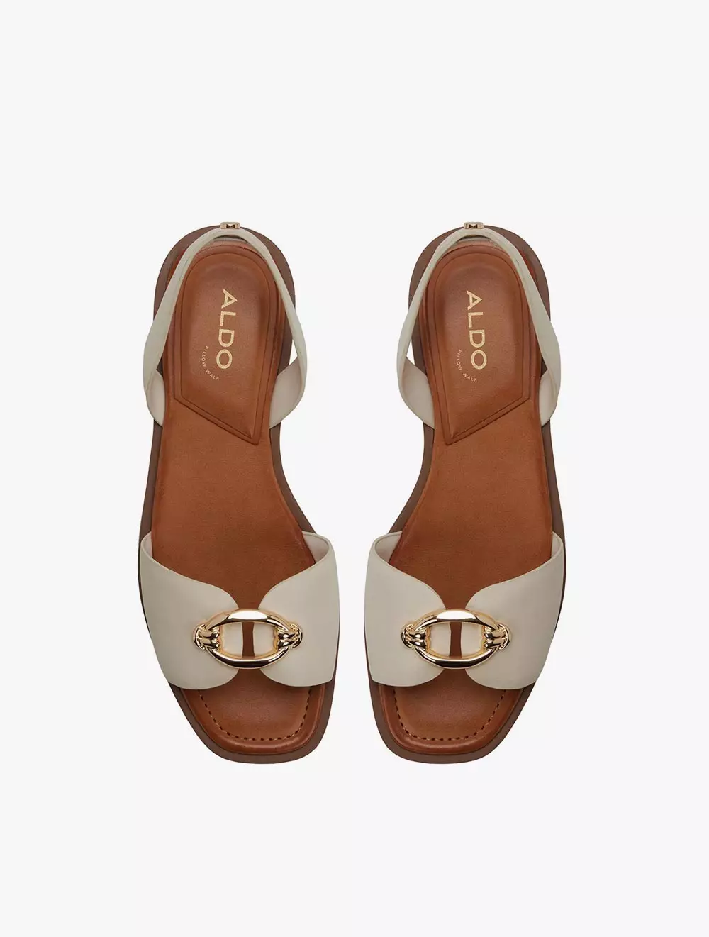 Aldo Calelian Women's Flat Sandals - Other White