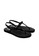 Hippokrit black Hippokrit Sandal Slingback Strappy Casual Wanita - Black Strappy B7FE6SHD7EE6CEGS_1