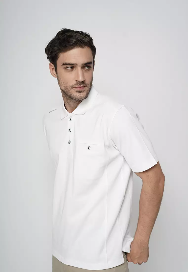 LGS - Kaos Polo Basic Pria - Classic Essential Shirt - Lengan Pendek - Warna - Basic - Polos - Single Pocket - CWS.225.C3068