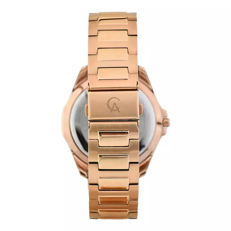 Jam Tangan Pria Alexandre Christie Classic AC 8611 MD BRGSL Men Silver Dial Rose Gold Stainless Steel Strap