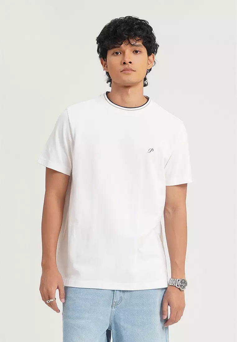 Regular Fit T-Shirt with Embroidery