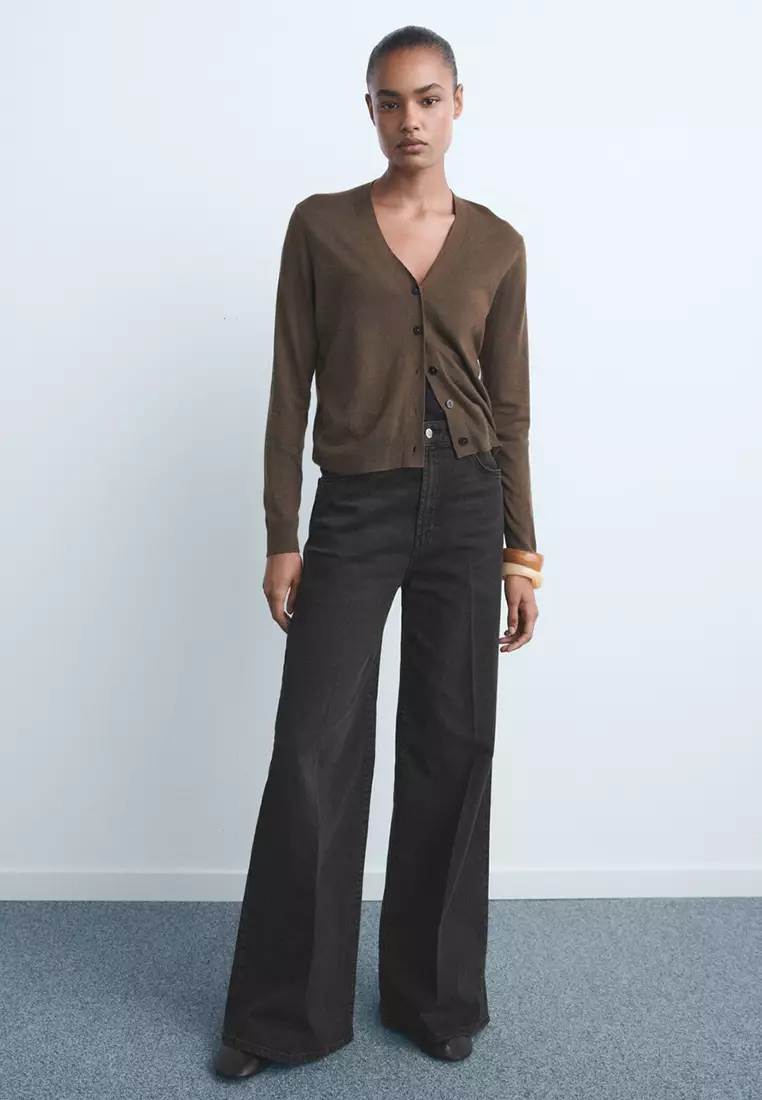 High-Waisted Wide-Leg Jeans