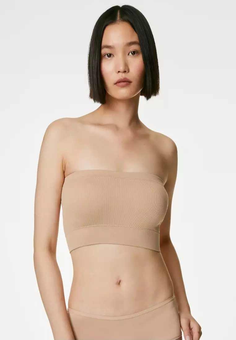 Buy MARKS & SPENCER Seamless Non Wired Bandeau Bra 2024 Online