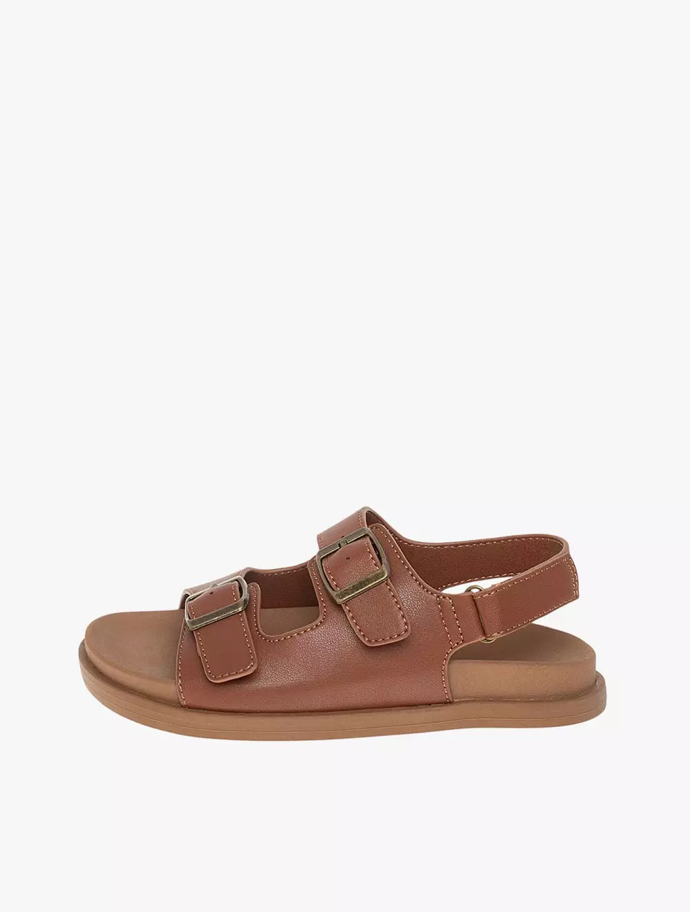 Payless State Street Childrens Luke Youth Sandals - Dark Brown_06
