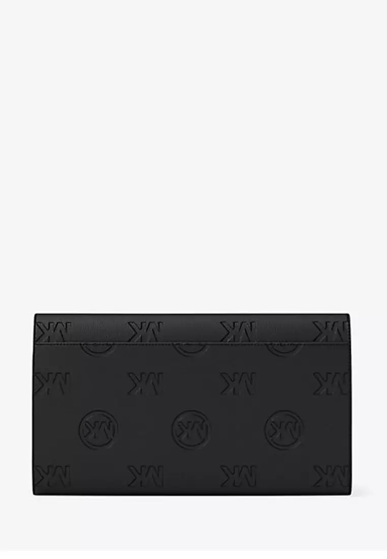 Carson Large Logo Debossed Wallet