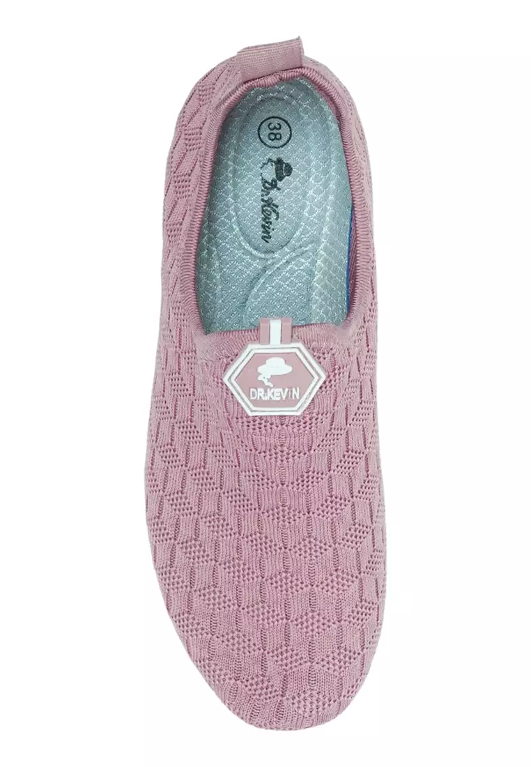 Dr. Kevin Sepatu Olahraga Wanita Sneakers Flyknit Slip On 589-062