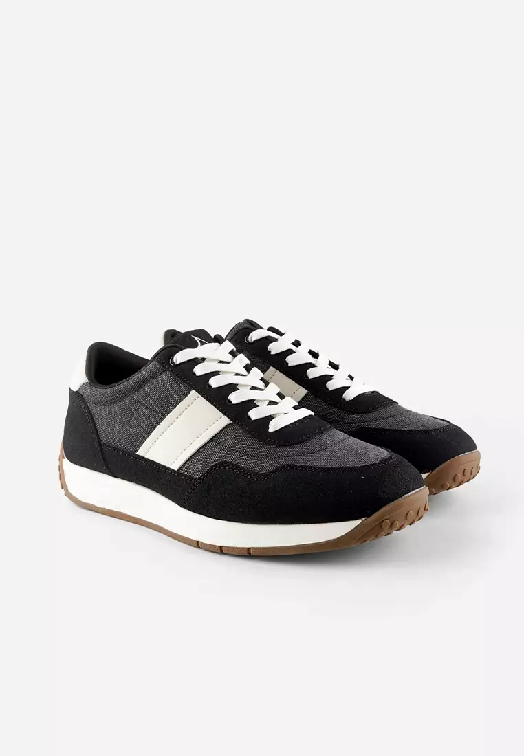 Jackson Kian 1JG Black - Sepatu Sneakers