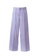 London Rag purple High Waist Belted Wide Leg Trousers in Lilac Grey 1BF3DAA268D03CGS_7